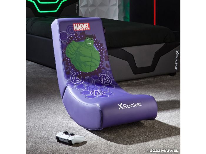 X Rocker Marvel Hero Video Rocker Chair - Hulk
