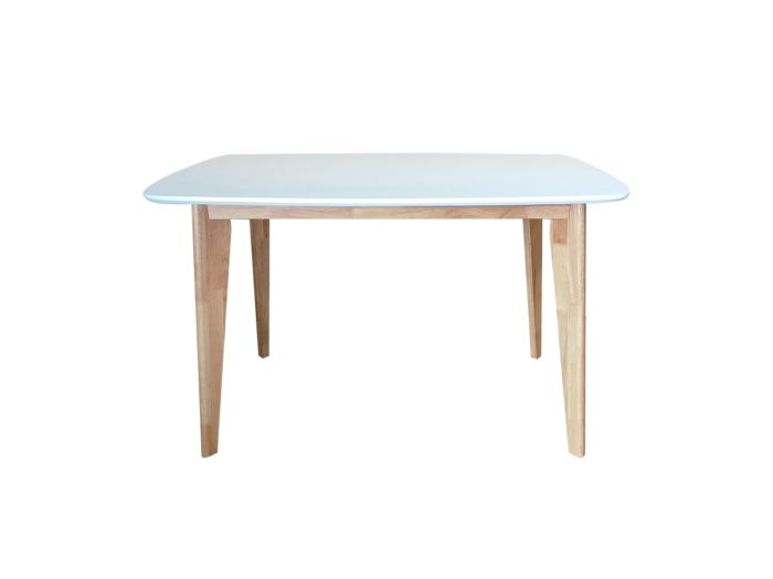 Flair Leena Dining Table - White/Oak