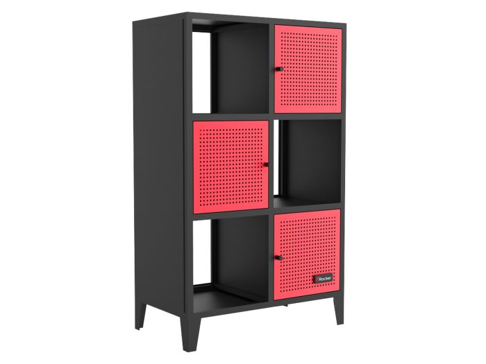 X Rocker Mesh-Tek 6 Cube Tall Storage Unit