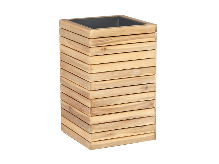 Maze Bali Medium Planter - Acacia Wood