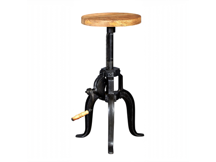 Indian Hub Cosmo Industrial Small Crank Table