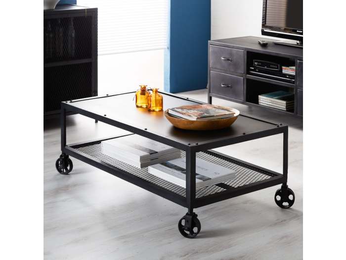 Indian Hub Metalica Iron Coffee Table