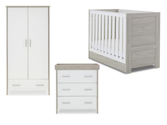 Obaby Nika Mini 3 Piece Room Set & Under Drawer