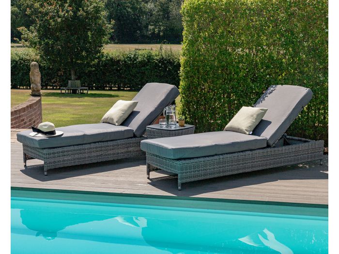 Maze Santorini Sunlounger Set