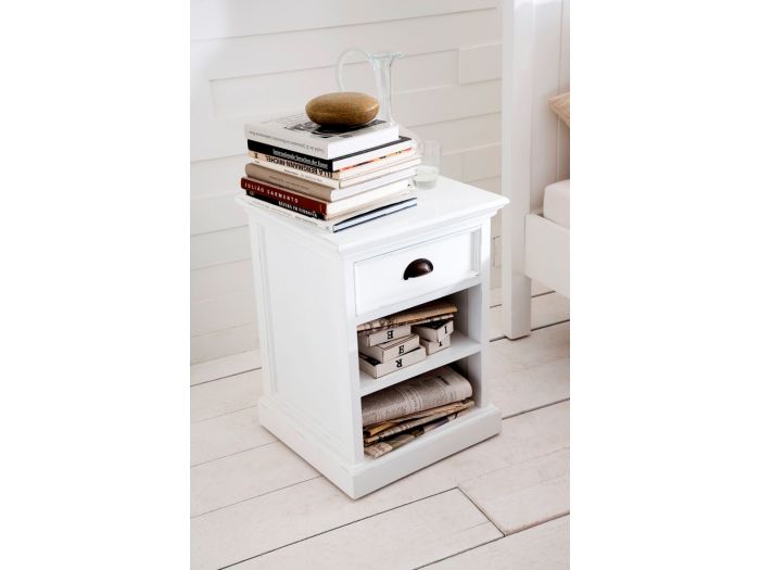 Nova Solo Halifax Bedside Table and Shelves
