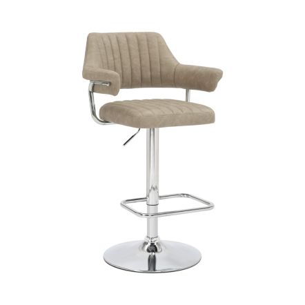 Flair Cortez Leather Effect Bar Stool (Pair)