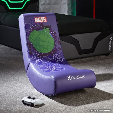 X Rocker Marvel Hero Video Rocker Chair - Hulk
