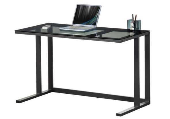 Alphason Air Smoked Glass Desk
