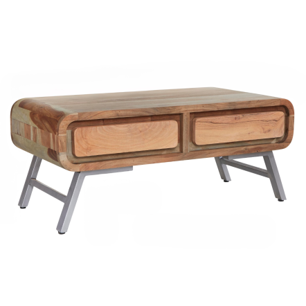 Indian Hub Aspen 2 Drawer Coffee Table 