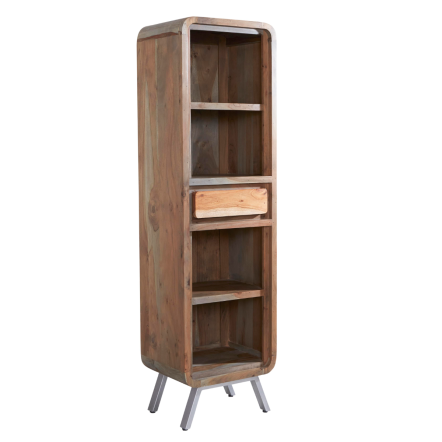 Indian Hub Aspen Narrow Bookcase