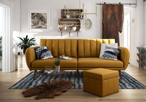 Dorel Brittany 2 Seater Sofa Bed