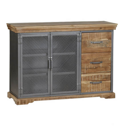 Indian Hub Metropolis Industrial Large Sideboard