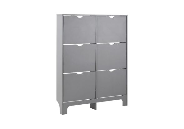 GFW Narrow 6 Drawer Shoe Cabinet