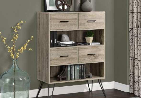 Dorel Landon Retro Bookcase