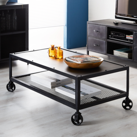 Indian Hub Metalica Iron Coffee Table