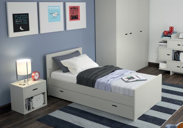 Mathy By Bols Madaket Single Bed and Optional Trundle
