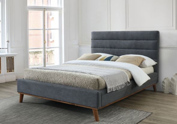 Time Living Mayfair Fabric Bed Frame 