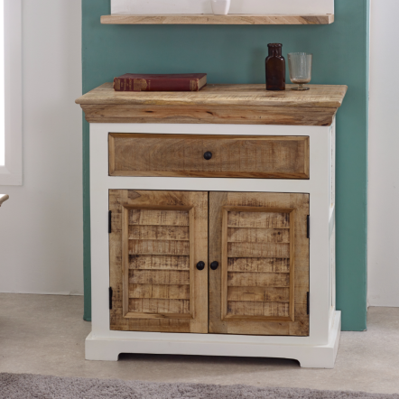 Indian Hub Alfie Wood Sideboard - 1 Drawer & 2 Doors