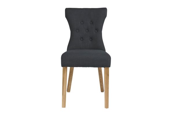 LPD Naples Chair Dark Grey Pack Of Two
