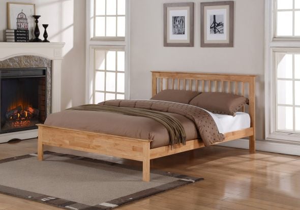 Flintshire Furniture Pentre Hardwood Bed
