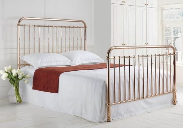 Time Living Rose Metal Bed Frame
