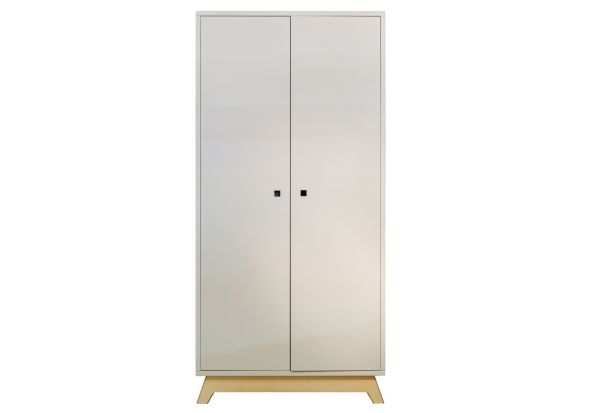 Mathy by Bols Madavin 2 Door Wardrobe with Natural Legs 