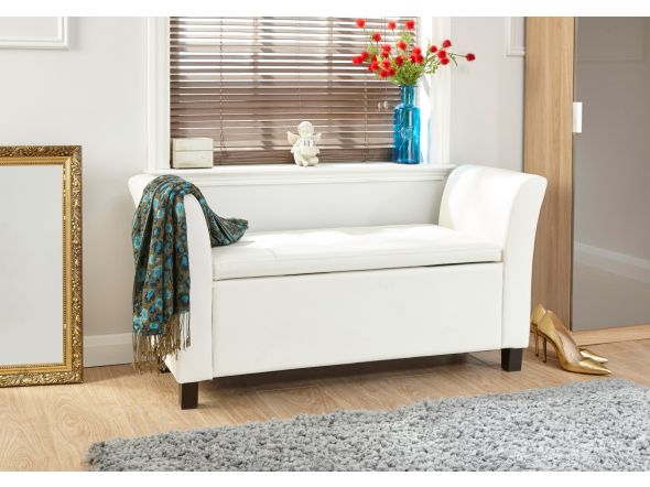 GFW Verona Window Seat White PU