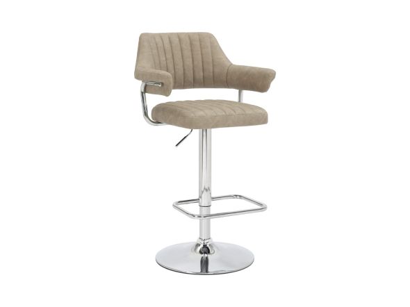 Flair Cortez Leather Effect Bar Stool (Pair)