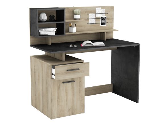 Flair Malicia Desk Oak/Black