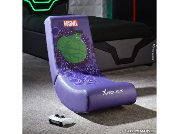 X Rocker Marvel Hero Video Rocker Chair - Hulk
