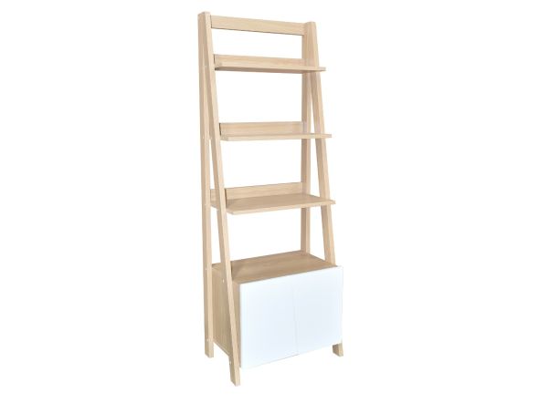 Flair Stir Bookcase - Oak/White