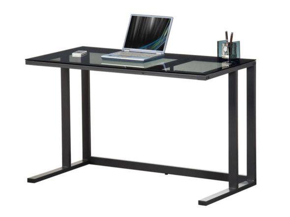 Alphason Air Smoked Glass Desk