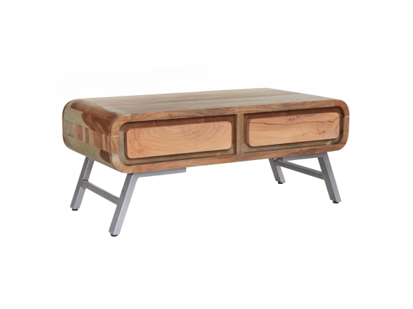 Indian Hub Aspen 2 Drawer Coffee Table 