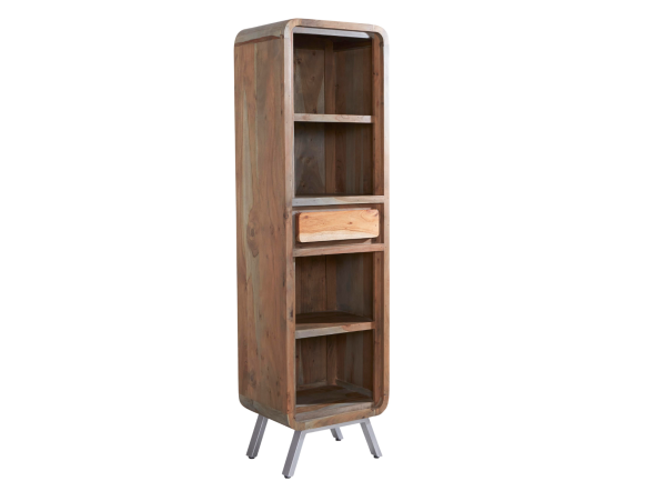 Indian Hub Aspen Narrow Bookcase