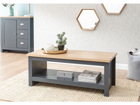 GFW Lancaster Coffee Table With Shelf