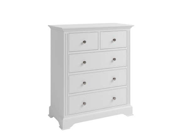 Snooze White Wooden 2 Over 3 Chest