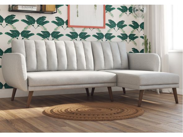 Dorel Brittany Sectional Sofa Bed