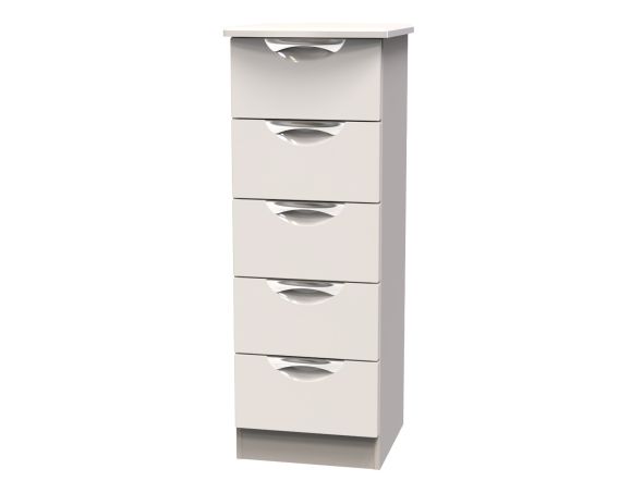 Welcome Furniture Camden 5 Drawer Locker Kashmir Gloss