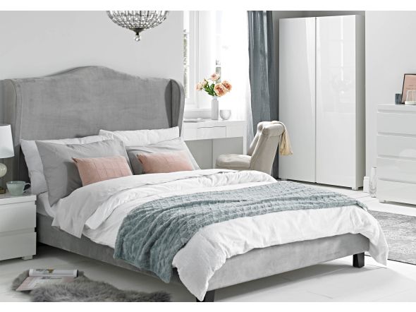 LPD Furniture Chateaux velvet Bed Frame