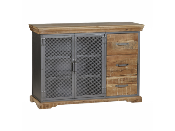 Indian Hub Metropolis Industrial Large Sideboard