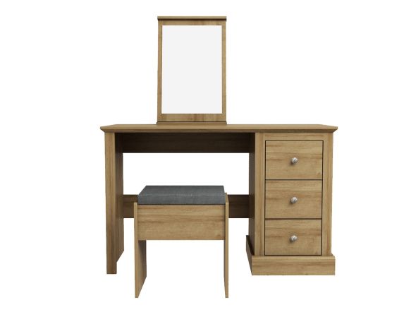 LPD Devon Oak Dressing Table Set