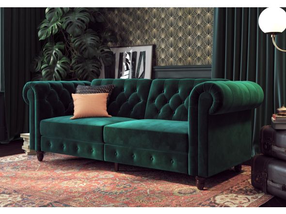 Dorel Felix Chesterfield Sofa Bed