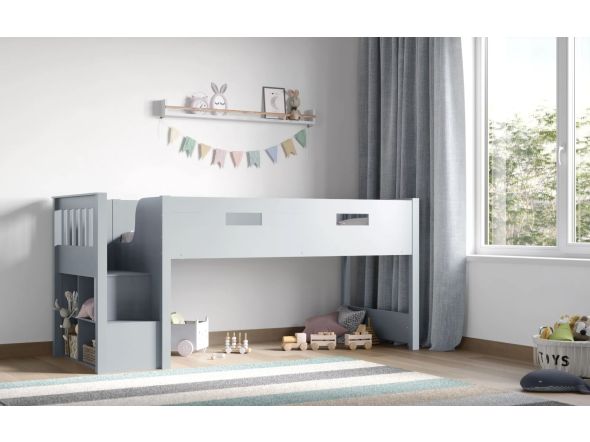 Flair Grey Charlie Mid Sleeper Cabin Bed Frame Only