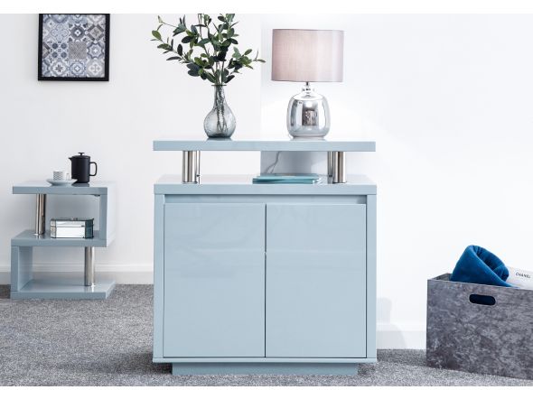 GFW Polar High Gloss LED Sideboard