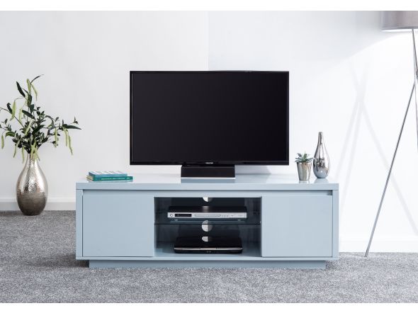 GFW Polar High Gloss LED Large TV Unit