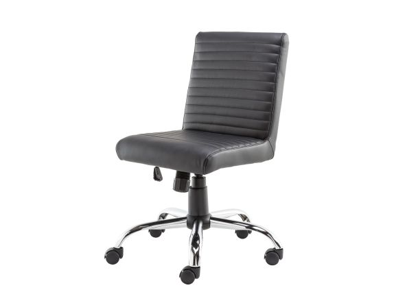 Alphason Lane Black Faux Leather Office Chair