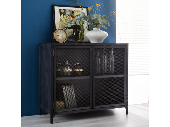 Indian Hub Metalica Iron Small Sideboard