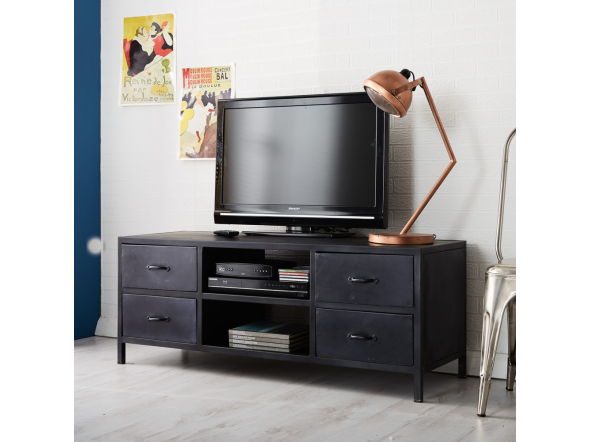 Indian Hub Metalica Iron TV Cabinet