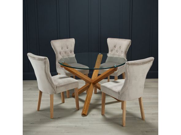 LPD Naples Chair Champagne Pack Of Two