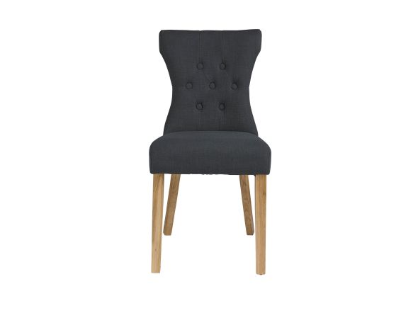 LPD Naples Chair Dark Grey Pack Of Two
